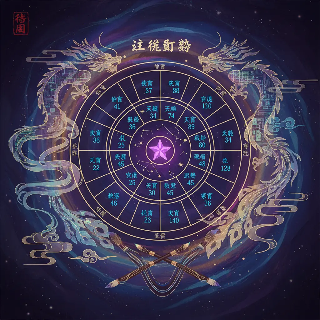 紫微鬥數 - 命盤
